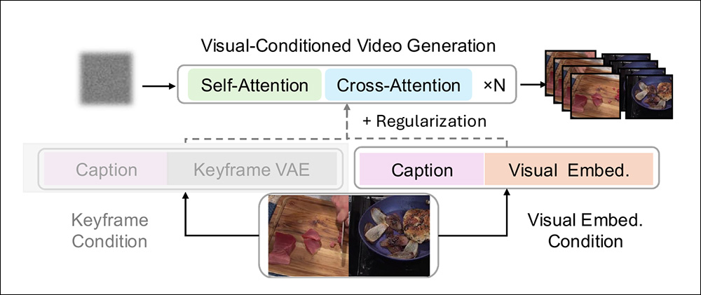 Schema for the use of visual state embeddings as a superior conditioning method.