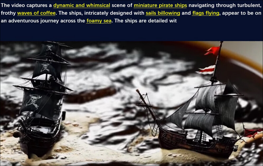 VideoLLaMA2 in action, captioning a video. Source: https://github.com/DAMO-NLP-SG/VideoLLaMA2